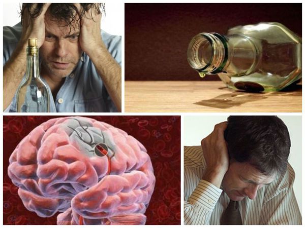 Поражение головного мозга, связанное с употреблением алкоголя