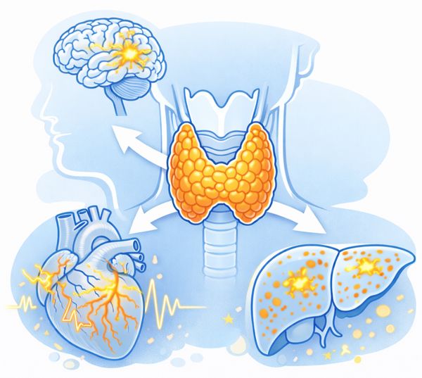Тиреотоксикоз негативно влияет на работу органов Тиреотоксикоз негативно влияет на работу органов