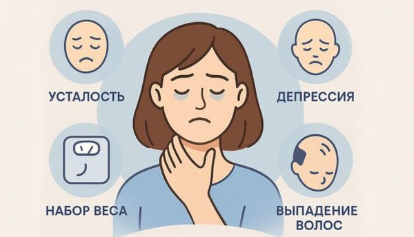 Симптомы гипотиреоза
