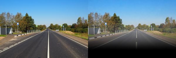 Ограничение нижнего поля зрения